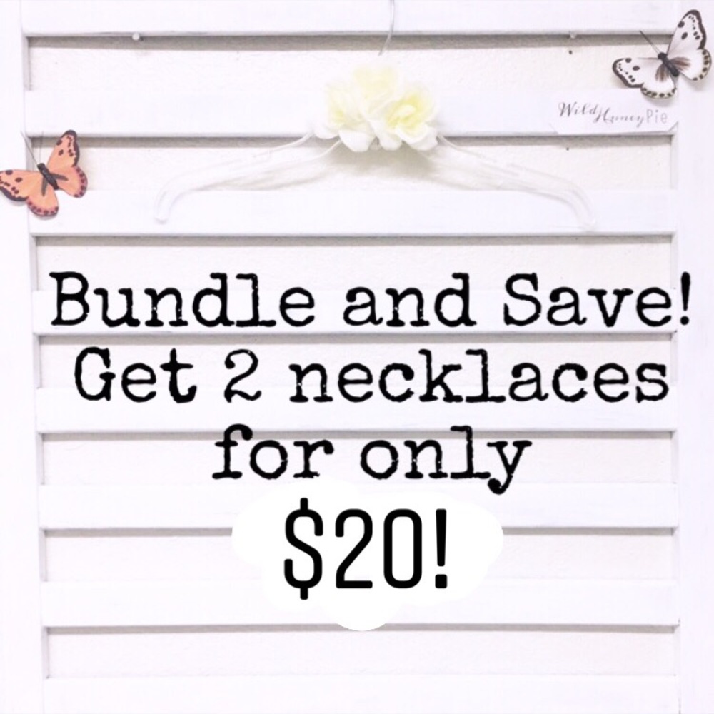 Get 2 PANACEA or Jules B necklaces for only $20!